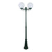 Buy Post Lights Australia Siena Post 2 Lights H2350mm W300mm Green Aluminium - 15623