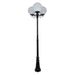 Buy Post Lights Australia Siena Post 3 Lights H2350mm W300mm Black Aluminium - 15633
