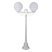Buy Post Lights Australia Siena Post 2 Lights H1330mm W250mm White Aluminium - 15643