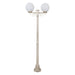 Buy Post Lights Australia Siena Post 2 Lights H2000mm W250mm Beige Aluminium - 15650