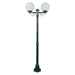 Buy Post Lights Australia Siena Post 2 Lights H2000mm W250mm Green Aluminium - 15653
