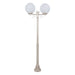 Buy Post Lights Australia Siena Post 2 Lights H2050mm W300mm Beige Aluminium - 15656