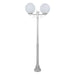 Buy Post Lights Australia Siena Post 2 Lights H2050mm W300mm White Aluminium - 15661