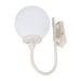 Buy Outdoor Wall Lanterns Australia Lisbon Exterior Wall Light Up Bracket W250mm Beige Aluminium - 15662