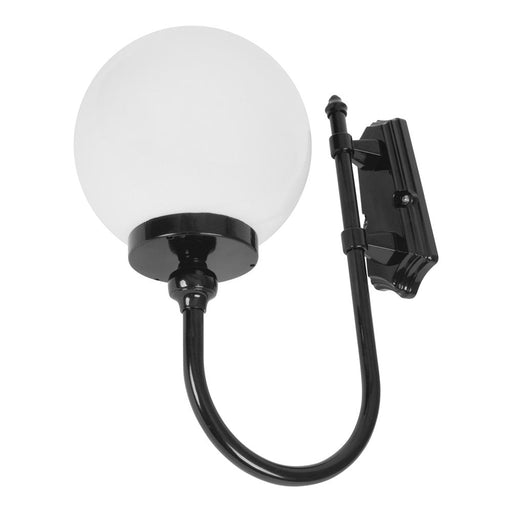 Buy Exterior Wall Lights Australia Lisbon Exterior Wall Light Up Bracket W250mm Black Aluminium - 15663