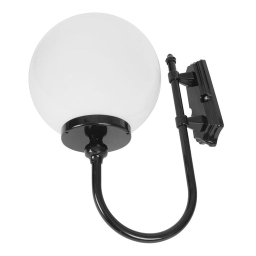 Buy Exterior Wall Lights Australia Lisbon Exterior Wall Light Up Bracket W300mm Black Aluminium - 15669