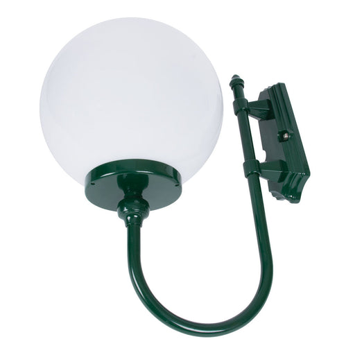 Buy Exterior Wall Lights Australia Lisbon Exterior Wall Light Up Bracket W300mm Green Aluminium - 15671