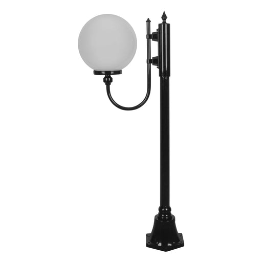 Buy Post Lights Australia Lisbon Post Light Up Bracket H1260mm W300mm Black Aluminium - 15681