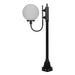 Buy Post Lights Australia Lisbon Post Light Up Bracket H1260mm W300mm Black Aluminium - 15681