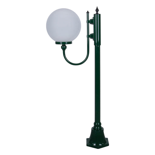Buy Post Lights Australia Lisbon Post Light Up Bracket H1260mm W300mm Green Aluminium - 15683