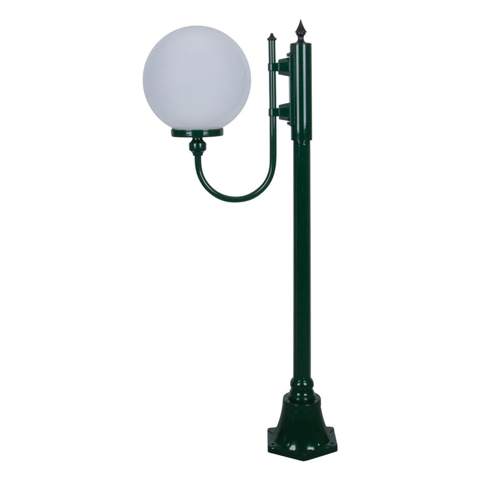 Buy Post Lights Australia Lisbon Post Light Up Bracket H1260mm W300mm Green Aluminium - 15683
