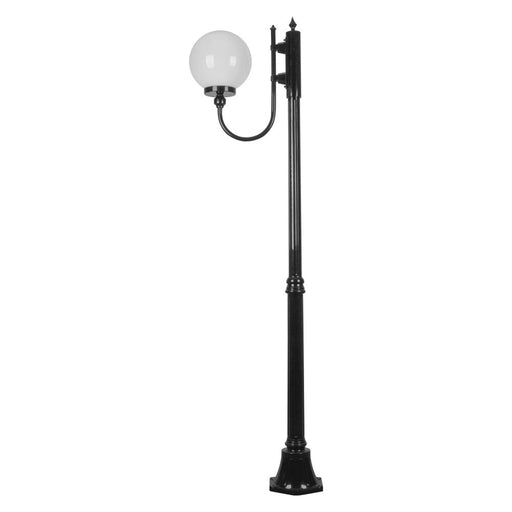 Buy Post Lights Australia Lisbon Post Light Up Bracket H1890mm W250mm Black Aluminium - 15699