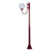 Buy Post Lights Australia Lisbon Post Light Up Bracket H1890mm W250mm Burgundy Aluminium - 15700