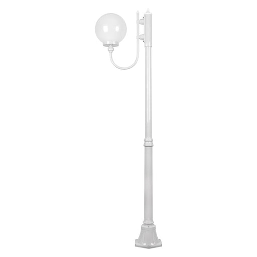 Buy Post Lights Australia Lisbon Post Light Up Bracket H1890mm W250mm White Aluminium - 15703