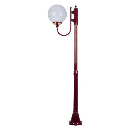 Buy Post Lights Australia Lisbon Post Light Up Bracket H1890mm W300mm Burgundy Aluminium - 15706