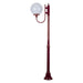 Buy Post Lights Australia Lisbon Post Light Up Bracket H1890mm W300mm Burgundy Aluminium - 15706