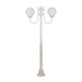 Buy Post Lights Australia Lisbon Post 2 Lights Up Bracket H1890mm W250mm Beige Aluminium - 15710
