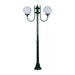 Buy Post Lights Australia Lisbon Post 2 Lights Up Bracket H1890mm W250mm Green Aluminium - 15713