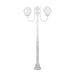 Buy Post Lights Australia Lisbon Post 2 Lights Up Bracket H1890mm W250mm White Aluminium - 15715