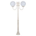 Buy Post Lights Australia Lisbon Post 2 Lights Up Bracket H1890mm W300mm Beige Aluminium - 15716