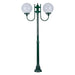Buy Post Lights Australia Lisbon Post 2 Lights Up Bracket H1890mm W300mm Green Aluminium - 15719