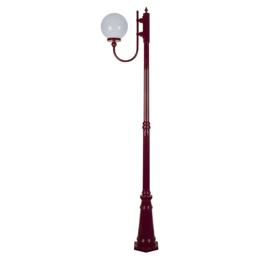Buy Post Lights Australia Lisbon Post Light Up Bracket H2250mm W250mm Burgundy Aluminium - 15724