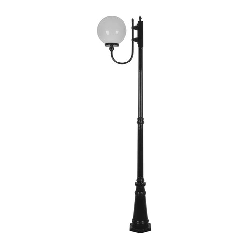 Buy Post Lights Australia Lisbon Post Light Up Bracket H2250mm W300mm Black Aluminium - 15729