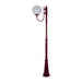 Buy Post Lights Australia Lisbon Post Light Up Bracket H2250mm W300mm Burgundy Aluminium - 15730