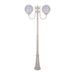 Buy Post Lights Australia Lisbon Post 2 Lights Up Bracket H2250mm W300mm Beige Aluminium - 15740