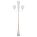 Buy Post Lights Australia Lisbon Post 3 Lights Up Bracket H2540mm W250mm Beige Aluminium - 15746