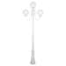 Buy Post Lights Australia Lisbon Post 3 Lights Up Bracket H2540mm W250mm White Aluminium - 15751