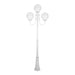 Buy Post Lights Australia Lisbon Post 3 Lights Up Bracket H2540mm W300mm White Aluminium - 15757