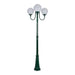 Buy Post Lights Australia Lisbon Post 3 Lights Up Bracket H2250mm W250mm Green Aluminium - 15761