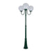Buy Post Lights Australia Lisbon Post 3 Lights Up Bracket H2250mm W300mm Green Aluminium - 15767