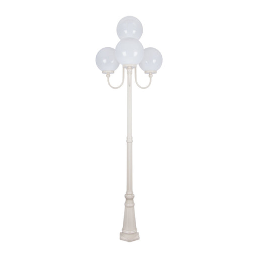 Buy Post Lights Australia Lisbon Post 4 Lights Up Bracket H2500mm W300mm Beige Aluminium - 15776