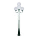 Buy Post Lights Australia Lisbon Post 4 Lights Up Bracket H2500mm W300mm Green Aluminium - 15779