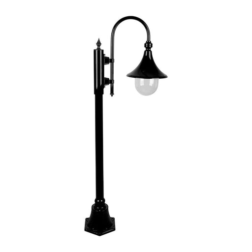 Buy Post Lights Australia Monaco Post Light H1400mm Black Aluminium - 15819