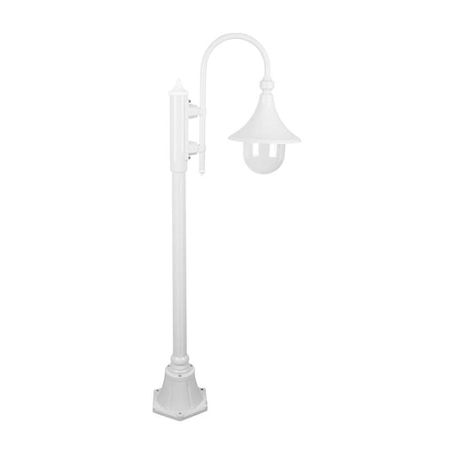 Buy Post Lights Australia Monaco Post Light H1400mm White Aluminium - 15823