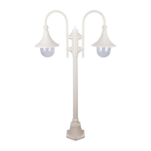 Buy Post Lights Australia Monaco Post 2 Lights H1400mm Beige Aluminium - 15824