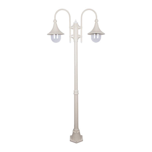 Buy Post Lights Australia Monaco Post 2 Lights H2020mm Beige Aluminium - 15836