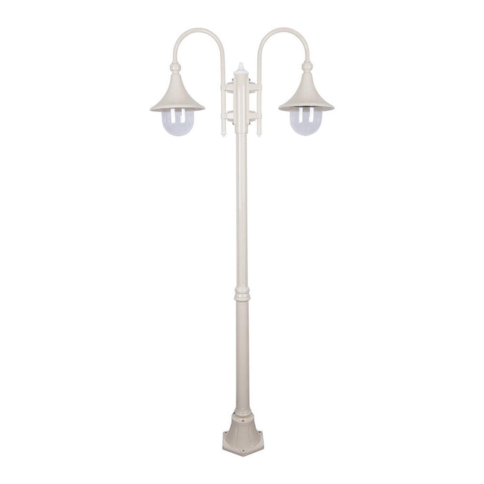 Buy Post Lights Australia Monaco Post 2 Lights H2020mm Beige Aluminium - 15836