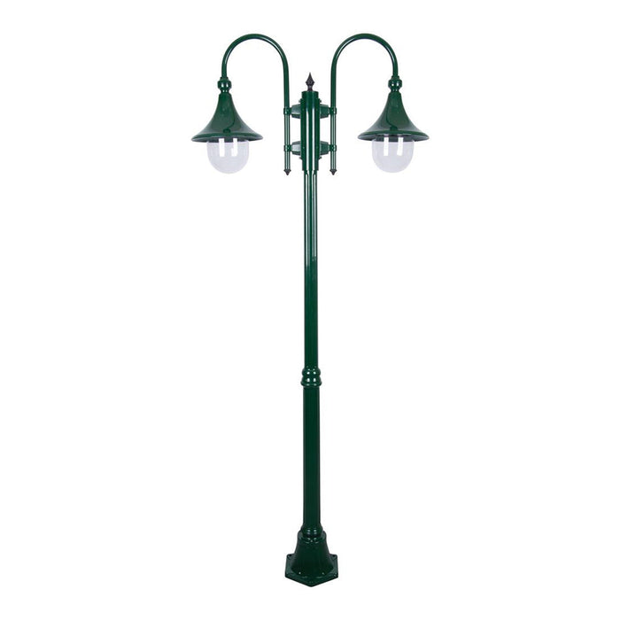 Buy Post Lights Australia Monaco Post 2 Lights H2020mm Green Aluminium - 15839