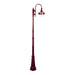 Buy Post Lights Australia Monaco Post Light H2400mm Burgundy Aluminium - 15844