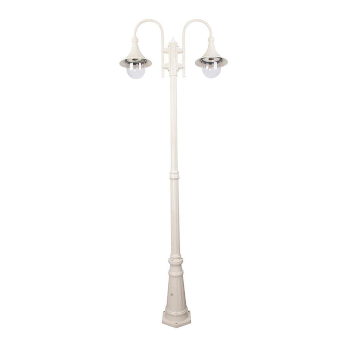 Buy Post Lights Australia Monaco Post 2 Lights H2400mm Beige Aluminium - 15848