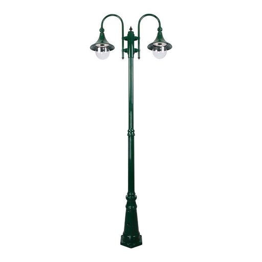 Buy Post Lights Australia Monaco Post 2 Lights H2400mm Green Aluminium - 15851