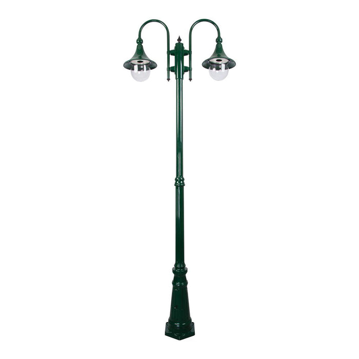 Buy Post Lights Australia Monaco Post 2 Lights H2400mm Green Aluminium - 15851