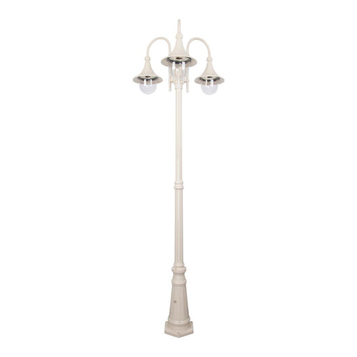 Buy Post Lights Australia Monaco Post 3 Lights H2400mm Beige Aluminium - 15854