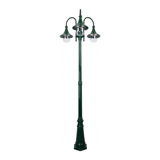 Buy Post Lights Australia Monaco Post 3 Lights H2400mm Green Aluminium - 15857