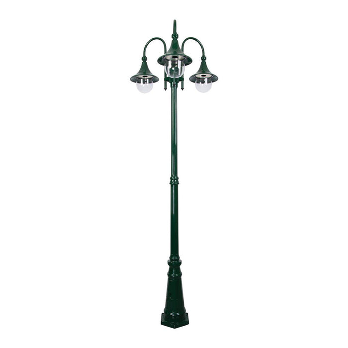 Buy Post Lights Australia Monaco Post 3 Lights H2400mm Green Aluminium - 15857