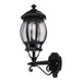 Buy Outdoor Wall Lanterns Australia Vienna Outdoor Wall Lantern Up Bracket H510mm Black Aluminium - 15885